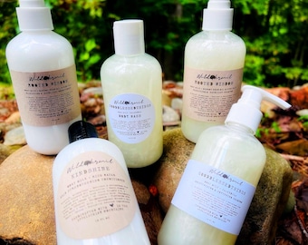 Goat Milk & Calendula Body Wash: Organic | For Moisturizing + Hydration | Antioxidant Rich