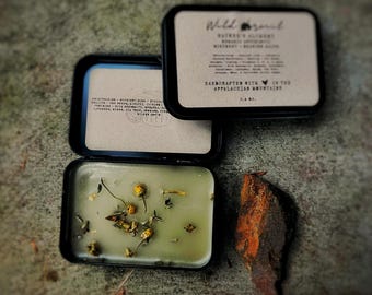 Nature's Alchemy Calendula + Arnica Super Salve | With Colloidal Silver, Comfrey, Betonite, & Blue Cornflower | Organic