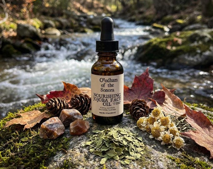 O'odham of the Sonora - Natural Skin Quench Jojoba Face Oil | with Moringa & Bisabolol | Vegan