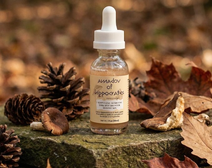 Amadov of Hippocrates - Plant-Powered Natural Dark Spot Serum for Sensitive Skin - 2 oz