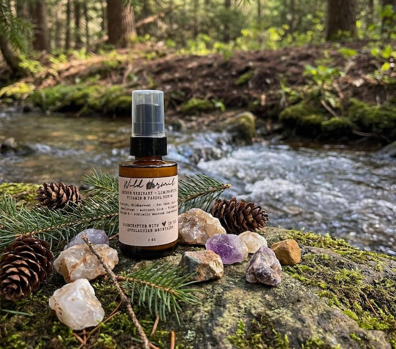 Vitamin C Facial Serum: Wildcrafted, Sea Buckthorn & Hyaluronic Acid | Luminactives image 1