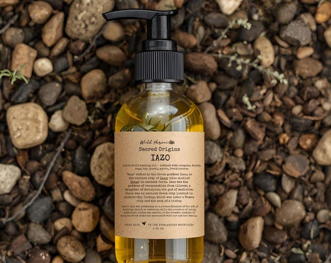 IAZO Topical Tincture | Olive Fruit Healing Oil with Herbs
