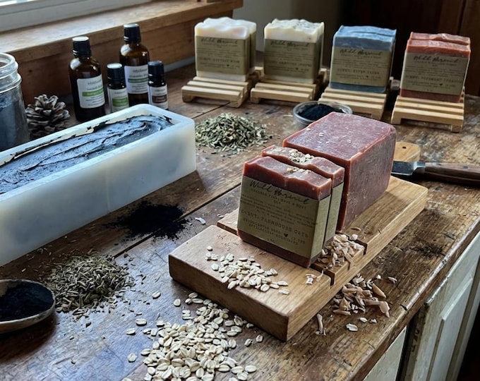 Wild Hermit's Soap Bar Gift Set: Appalachian Bestsellers, Traditional Cold Process Soap