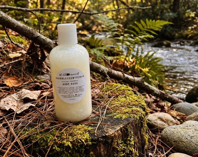GoodBlessedThings Milk Protein & Calendula Body Wash | For Moisturizing + Hydration | Antioxidant Rich