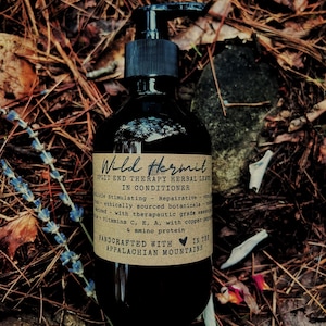 Organic Goat Milk Leave-In Conditioner: Aloe, Flax & Okra Peptide