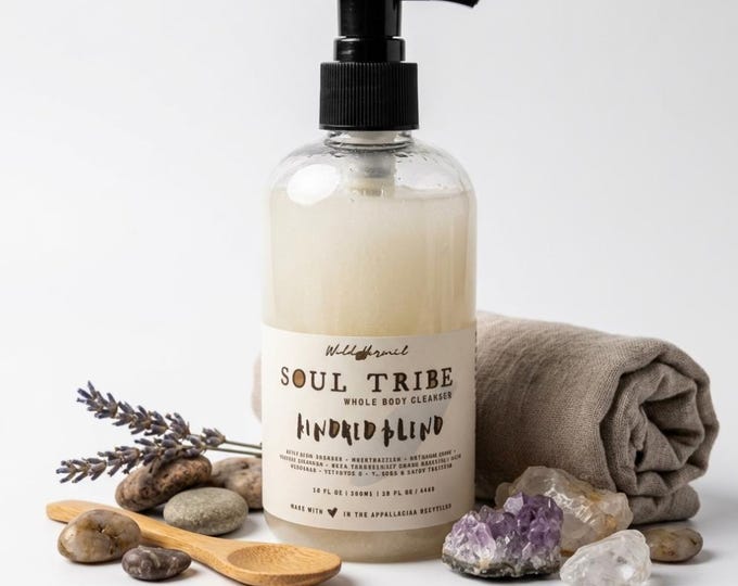 Soul Tribe: Milk Protein Body Wash | Plant-based with Hyaluronic Acid, Aloe | Nutrient Rich
