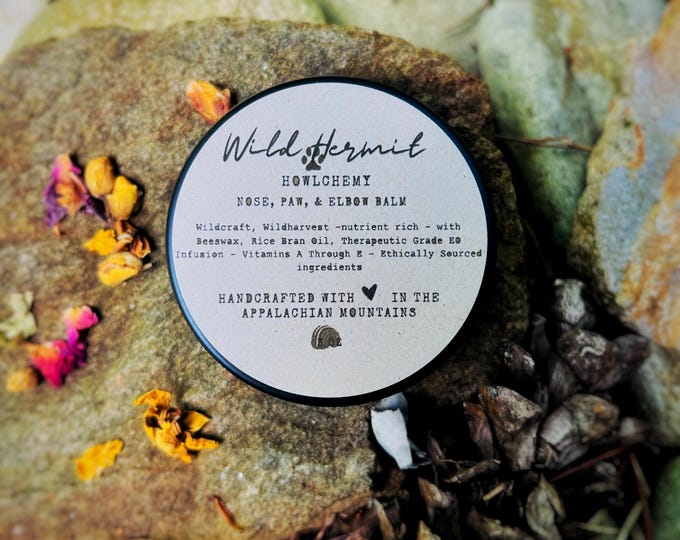 Organic Nose & Paw Balm for Dogs: Natural Beeswax, Shea Butter