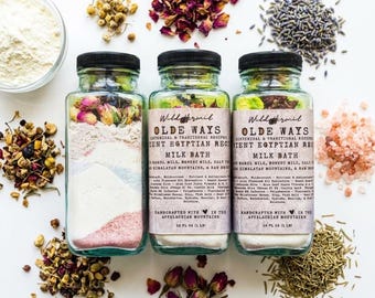 Egyptian Milk Bath: Donkey, Goat & Cow Milk - Ancient Recipe