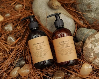 Rosemary + Holy Basil Shampoo & Conditioner Set: Natural Rapid Growth | Powered by Nature