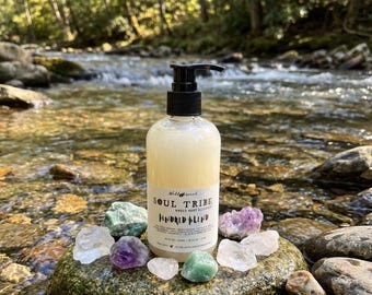 Soul Tribe: Milk Protein Body Wash | Plant-based with Hyaluronic Acid, Aloe | Nutrient Rich