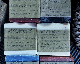 Organic Soap Bar Set: Appalachian Bestsellers, Natural Handmade Soap
