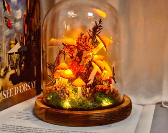 イエロー フローライト　きのこ　3点セット　キャンディ　幸運　長寿　再生 魔法のキノコ型LEDナイトライト：色が変わる魔法の森 - Etsy 日本