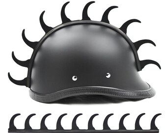 Warhawks Eagle Talon Stick On Helmet Mohawk Spike Strip (Helmet not included)