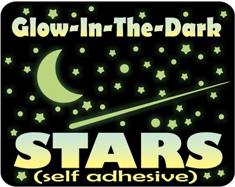 Glow In The Dark Stars 1000 Ceiling Stars Glowing Stars Etsy