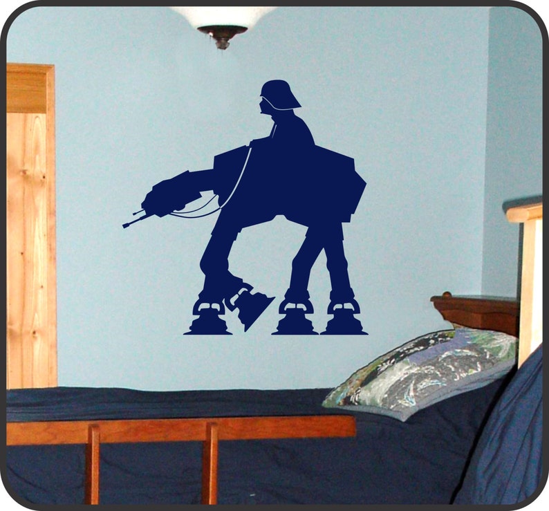 Star Wars ATAT Walker Wall Decal Darth Vader Wall Decal on Etsy