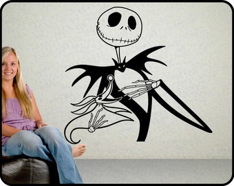 Jack Skellington Wall Decal / Nightmare before Christmas Wall decal / decal sticker / Zero dog