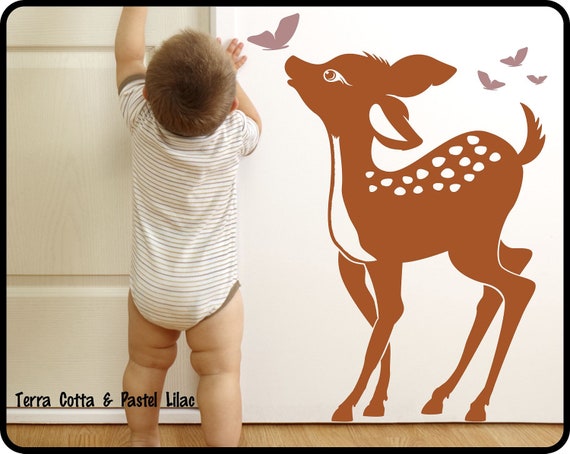 baby deer wall decals