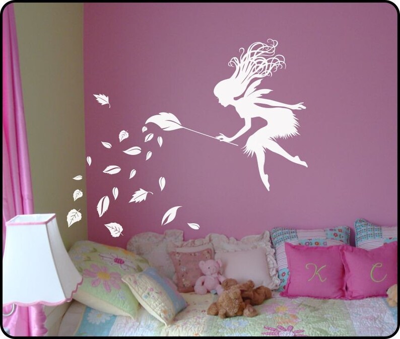 Forest Fairy Wall Decal Woodland Fairy Wall Decal Forest Etsy