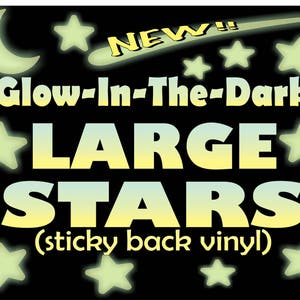 LARGE Glow in the Dark Stars, Self adhesive Stars, Nursery wall decor, Toddler Room decor, Night Light, ceiling stars, Best ceiling stars!