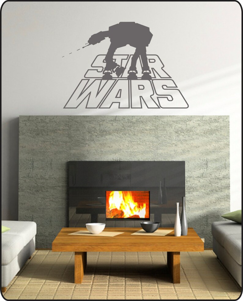 Star Wars Wall Decal Star Wars Wall Sticker Star Wars Decor Etsy