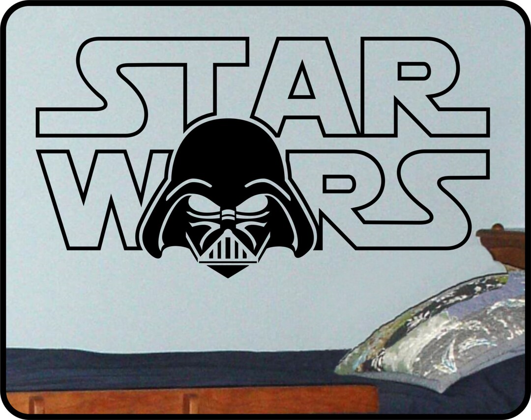 Star Wars Wall Decal / Darth Vader Decal / Darth Vadar / Star Wars