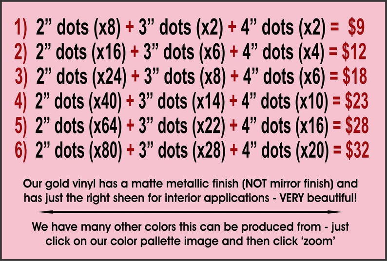 Gold Polka Dot Wall Stickers Gold Dot Wall Decal Wall Dots Etsy