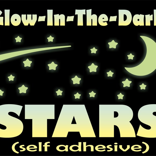 Glow in the Dark Stars, Stars for Ceiling, Glow Stars, Star Decals, Glow Stickers Ceiling Stars, Kids Room wall decor, Fun Stocking Stuffer!