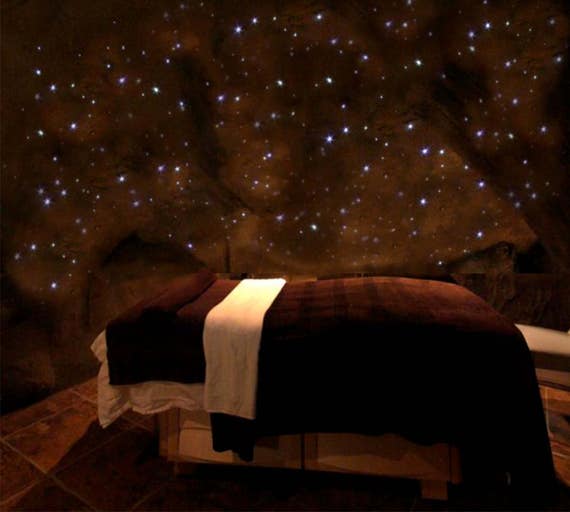 Relaxing Massage Decor Glow In The Dark Stars Romantic Wall Etsy