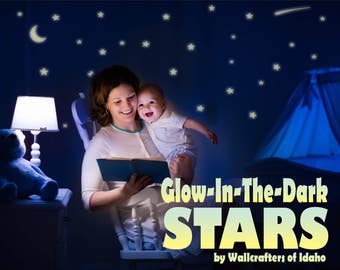 Baby Shower Gift, Glow in the Dark Ceiling Stars, Baby Gift, Baby Baptism Gift, Nursery Decor, Gift for Baby, 10hr glow guarantee!!