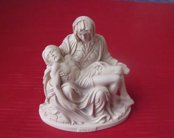 La Pieta by Michelangelo. Religious Statue. 5"H
