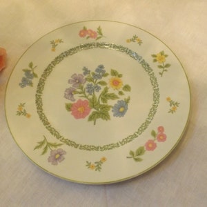 Sale 12&quot; Delightful Mikasa fine china Large porcelain platter plate Flower Chow,Japan Victorian Floral,Party Home Decor Wedding,Banquet gift