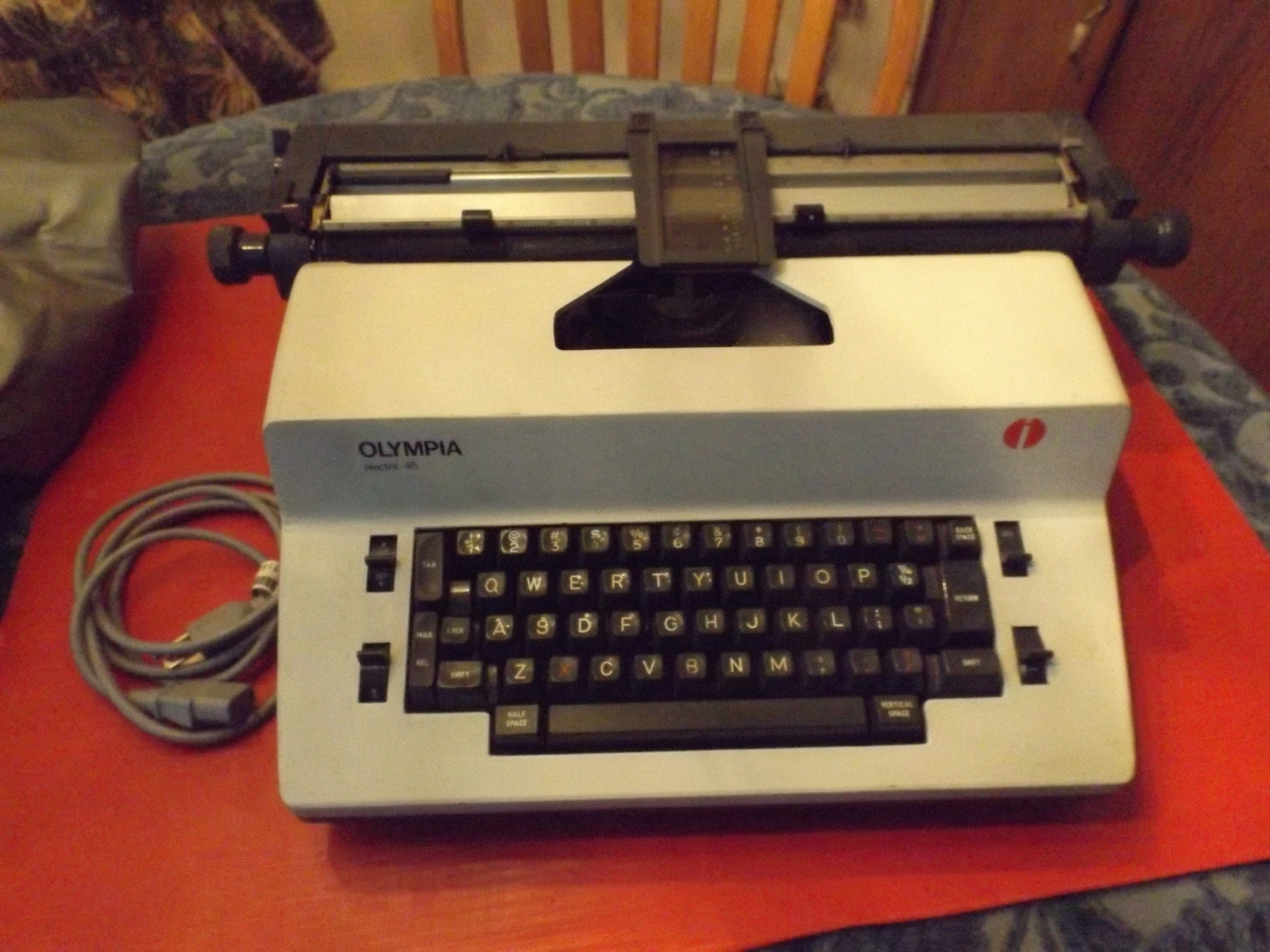 1950s Olympia Electric 45 Typewriter Germany, an Original, Vintage