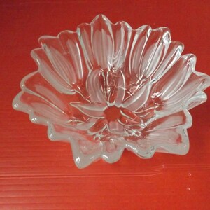Crystal candy bowl . Tulip design. Home decor .Gift idea.