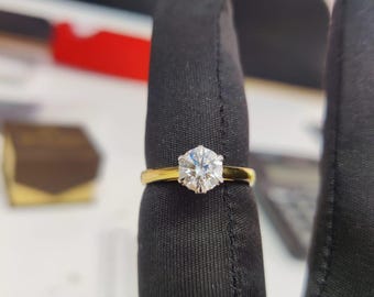 bague de fiançailles en diamant