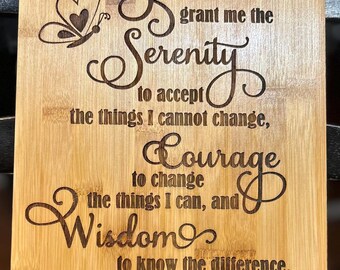 Custom Wood Engraved Sign: 12" x 9" Personalized Decor