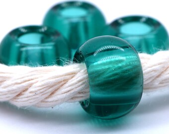 Macrame Lot Of 6 Acrylic Olive Green Round Donut Beads Large Center Hole