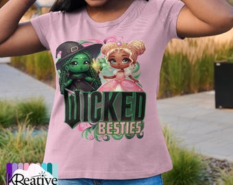 Wicked Besties – Descarga digital / Inspirado en las películas de Wicked / PNG para DTF, sublimación y más