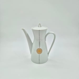 Caffettiera vintage Rosenthal con coperchio – Midnight Sun di Tapio Wirkkala