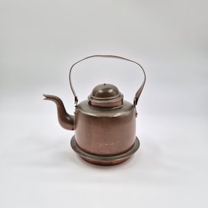 Hervidor de cobre vintage de 1 litro de capacidad