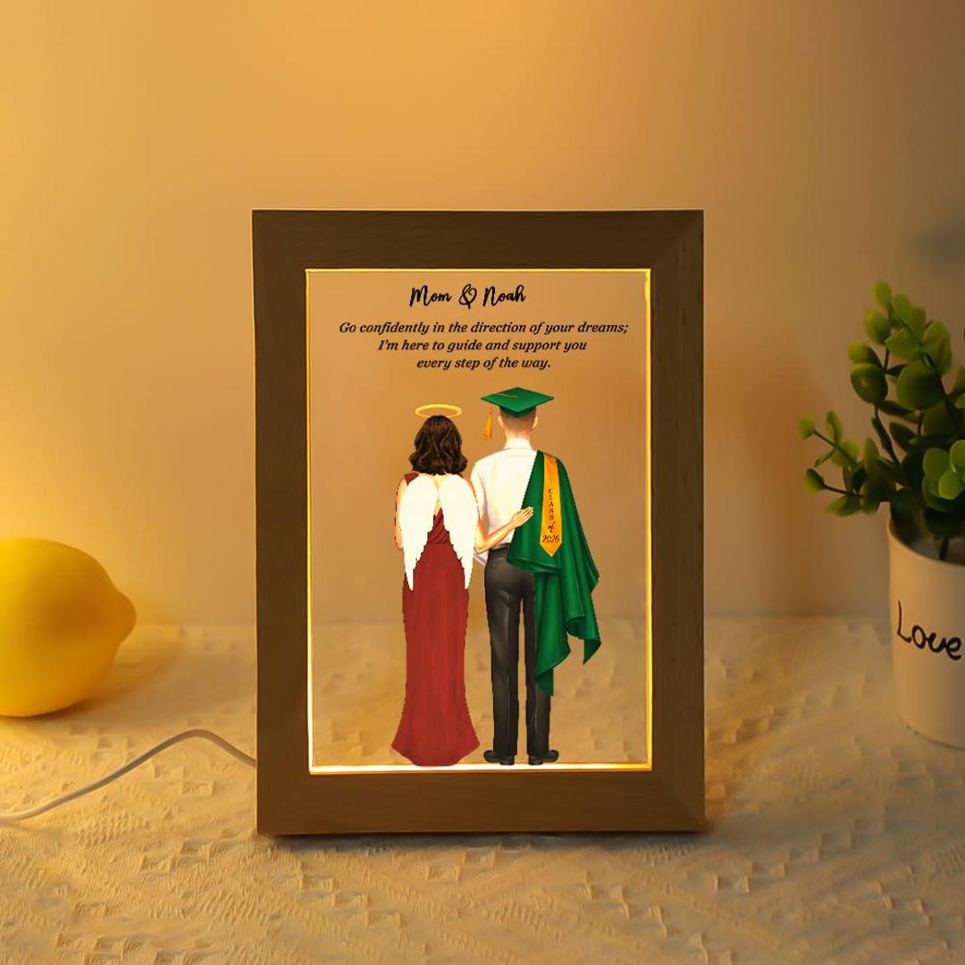 Missing Graduation GRADUATION MEMORIAL PORTRAIT Night Light Gift-proud of You Graduation ...