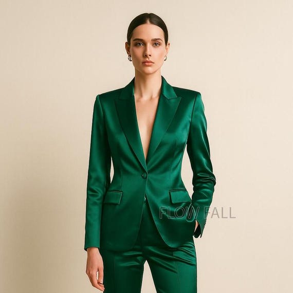 sachin and babi light blue dress Emerald Green Velvet Custom Tuxedo Dinner Jacket – Black Lapel main image 0