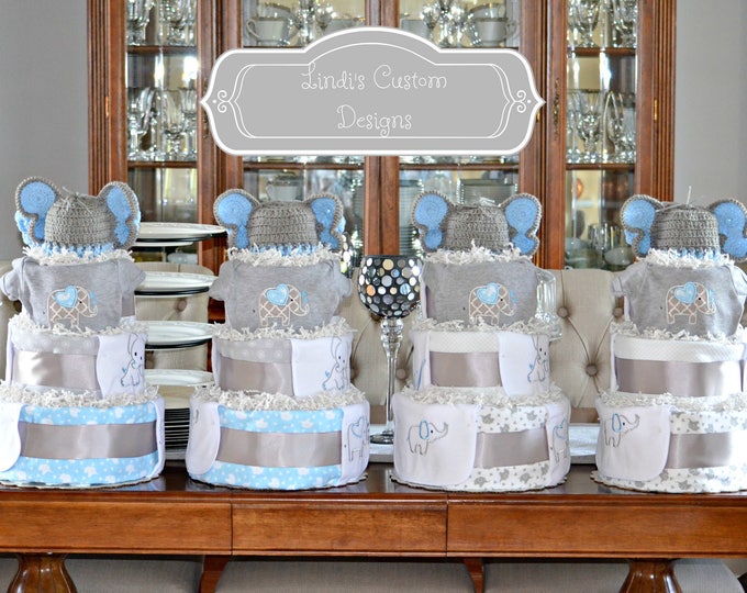 diaper cake centerpieces for tables