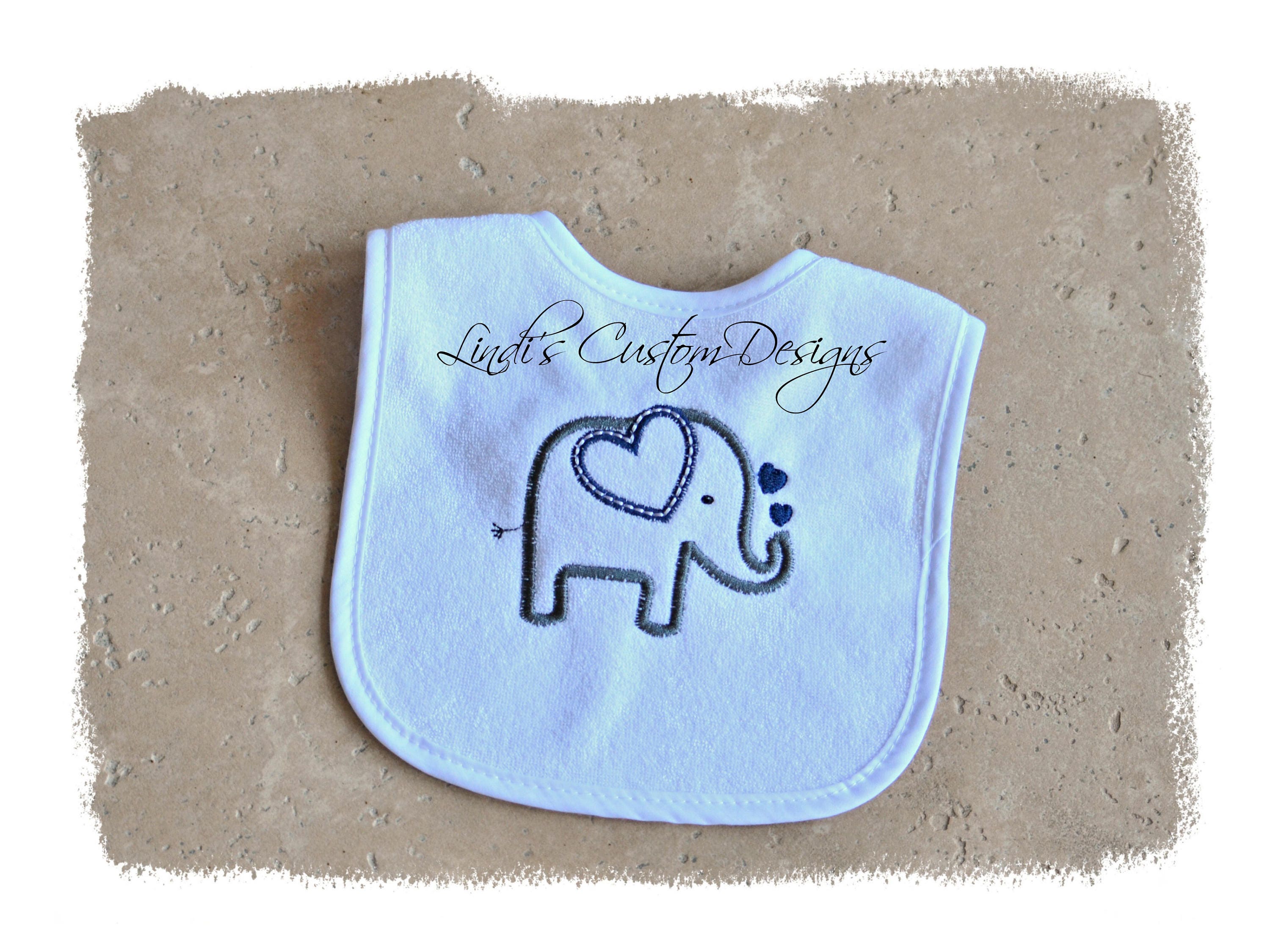 elephant baby bibs