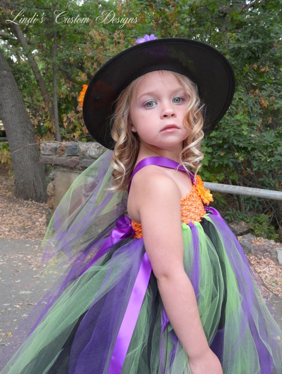 Child Witch Costume Child Toddler Halloween Witch Tutu Dress | Etsy