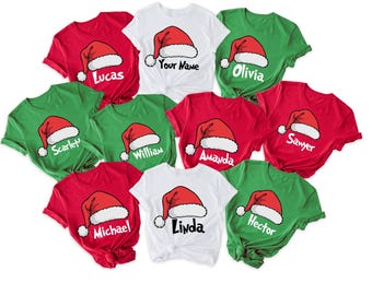 Custom 2025 Christmas Crew Sweatshirt: Family Holiday Shirt