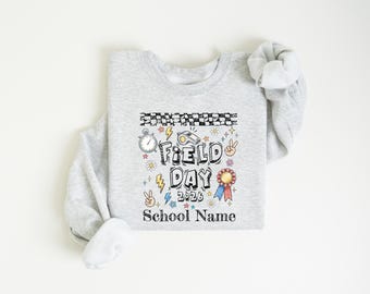 Custom Field Day 2026 Sweatshirt, School Event Shirt, School Name Tee