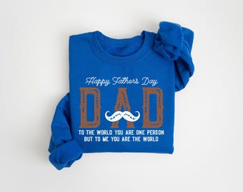 Happy Fathers Day Sweatshirt, Retro Dad Tee, Best Dad Ever Outfit