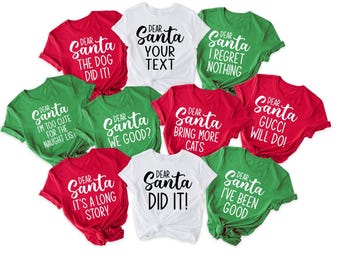 Custom Santa Family Christmas Sweatshirt: Christmas Group Shirt