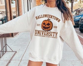 Cute Halloweentown University Sweatshirt: Halloween Town Est 1998 Shirt