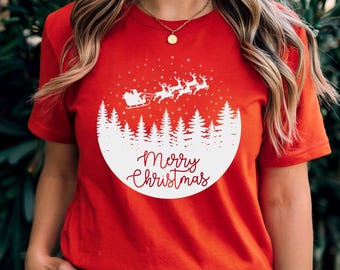 Retro Christmas Sweatshirt: Retro Santas Reindeer Holiday Gift